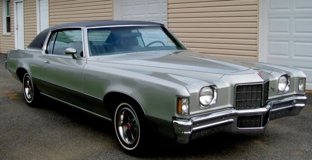 1972 Pewter Silver Metallic Pontiac Grand Prix Coupe