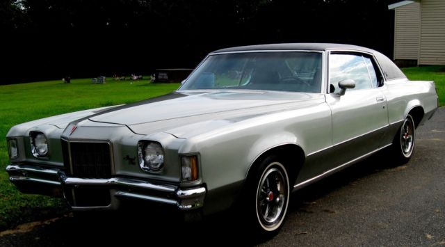 1972 Pewter Silver Metallic Pontiac Grand Prix Coupe