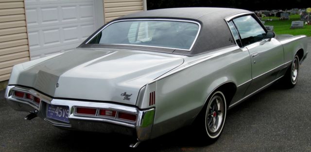 1972 Pewter Silver Metallic Pontiac Grand Prix Coupe