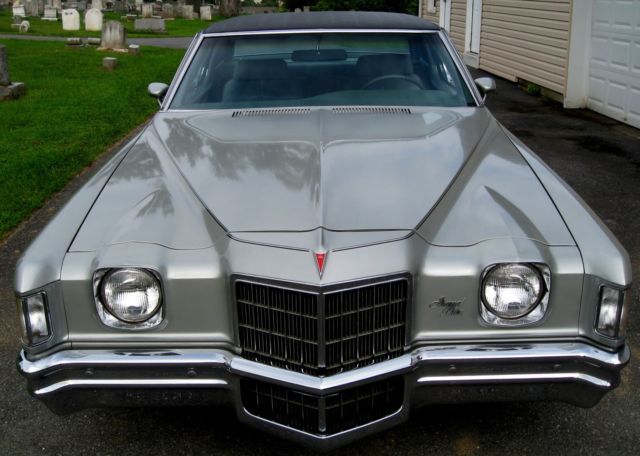 1972 Pewter Silver Metallic Pontiac Grand Prix Coupe