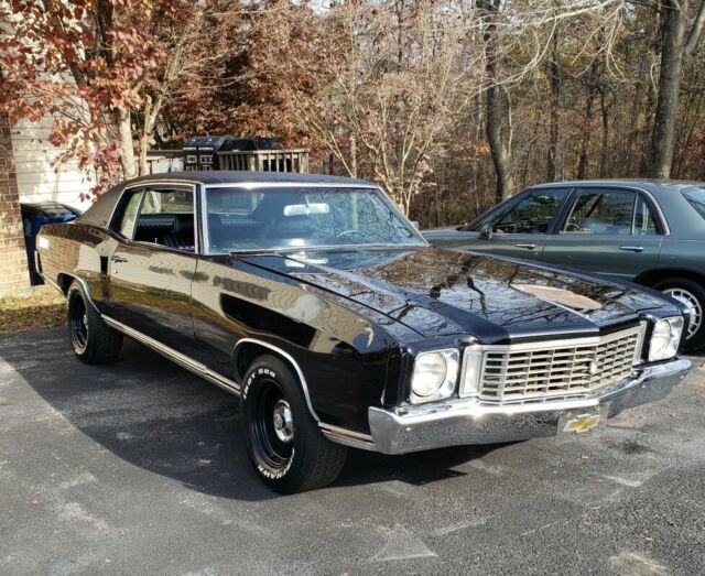 1972 Black Chevrolet Monte Carlo Coupe
