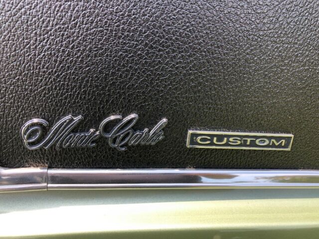 1972 Green Chevrolet Monte Carlo Coupe