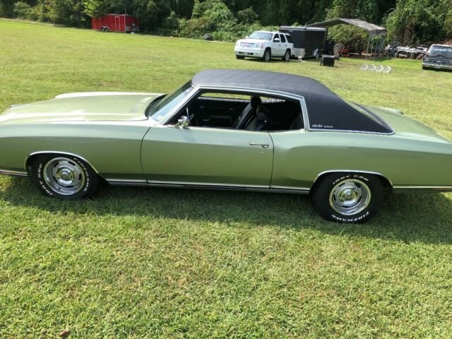 1972 Green Chevrolet Monte Carlo Coupe