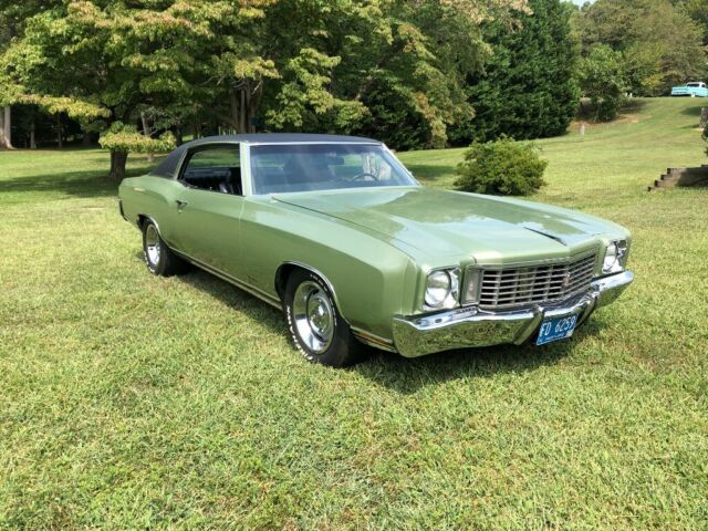 1972 Green Chevrolet Monte Carlo Coupe