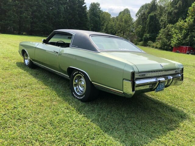 1972 Green Chevrolet Monte Carlo Coupe