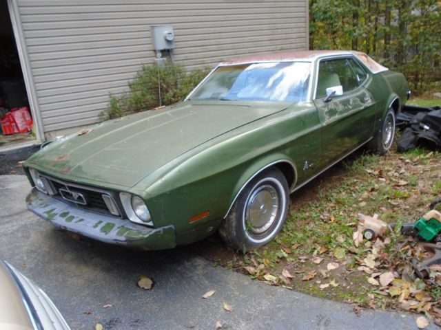 1972 Green Ford Mustang Coupe