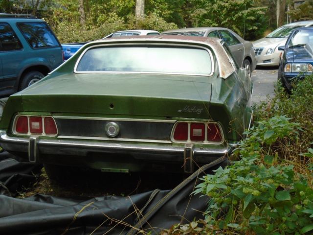 1972 Green Ford Mustang Coupe