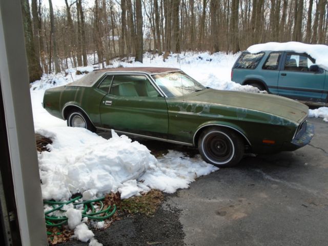 1972 Green Ford Mustang Coupe
