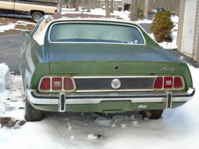 1972 Green Ford Mustang Coupe