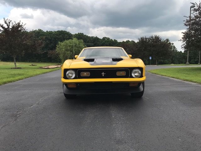 1972 Yellow Ford Mustang Fastback
