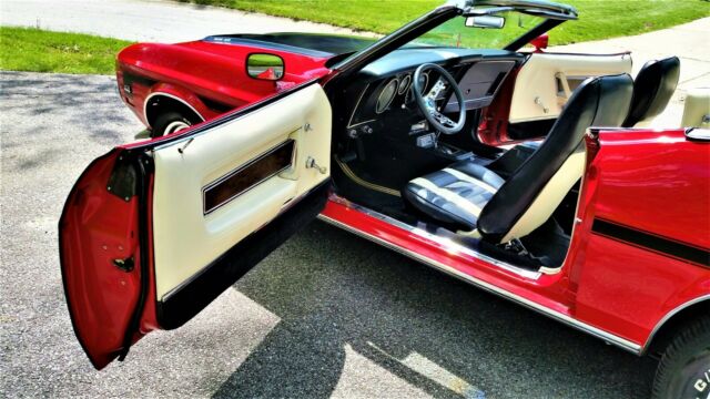 1972 Red Ford Mustang Convertible