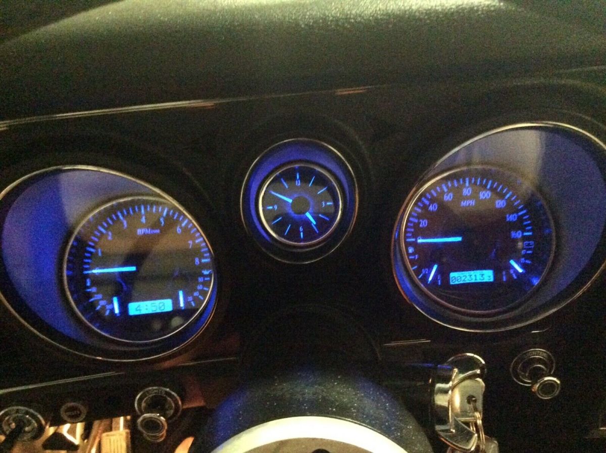 1972 Blue Ford Mustang