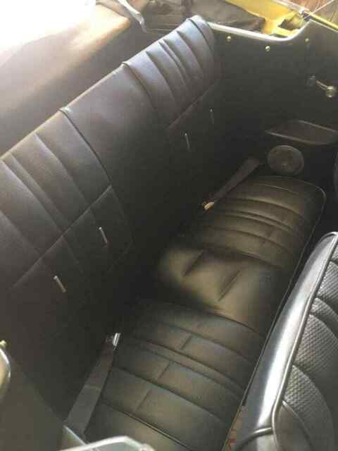 1972 Yellow Ford Mustang Convertible