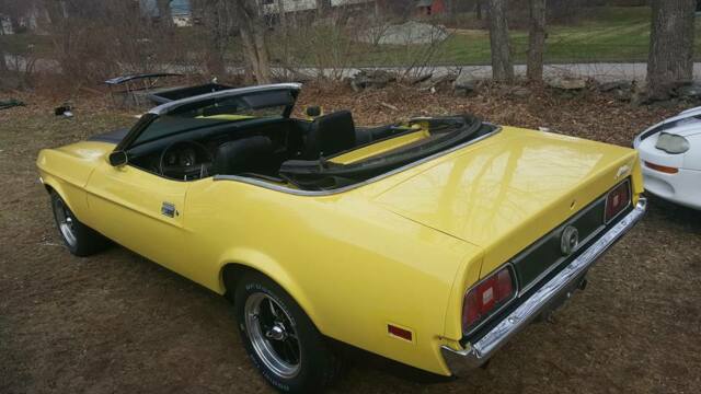 1972 Yellow Ford Mustang Convertible