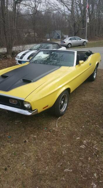 1972 Yellow Ford Mustang Convertible