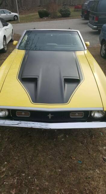 1972 Yellow Ford Mustang Convertible