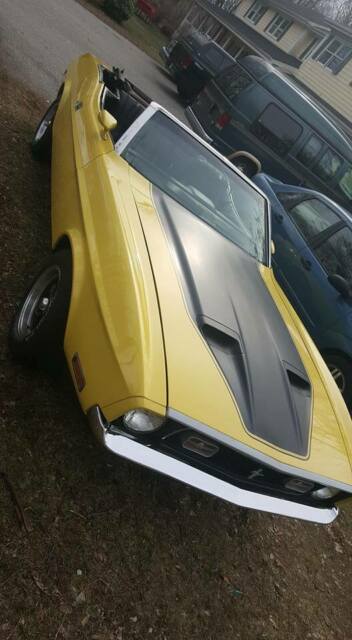 1972 Yellow Ford Mustang Convertible
