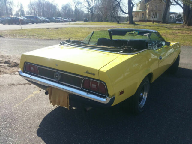 1972 Yellow Ford Mustang Convertible