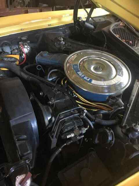 1972 Yellow Ford Mustang Convertible