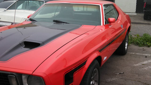 1972 Orange Ford Mustang Coupe