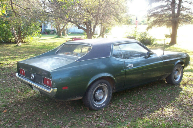 1972 Green Ford Mustang Coupe