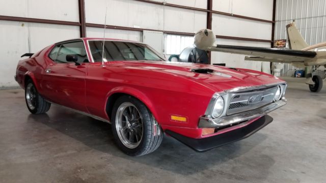 1972 Red Ford Mustang Fastback
