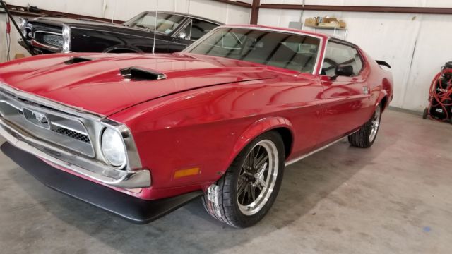 1972 Red Ford Mustang Fastback
