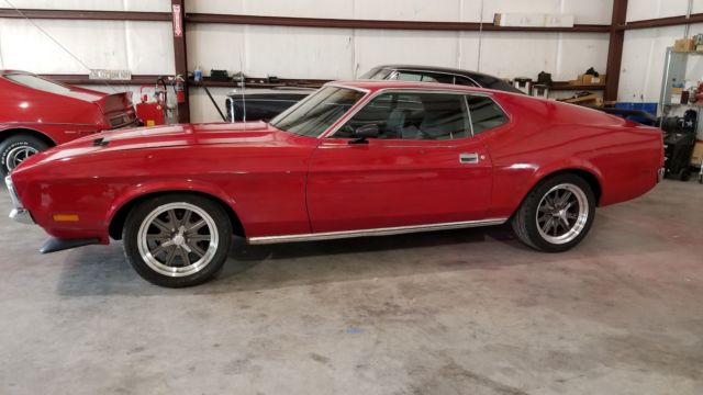 1972 Red Ford Mustang Fastback