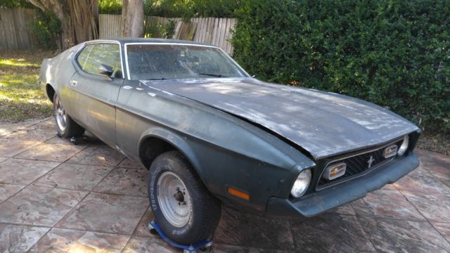 1972 Green Ford Mustang Coupe