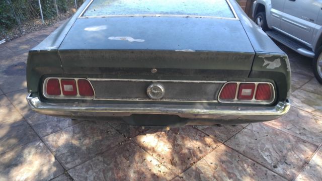 1972 Green Ford Mustang Coupe