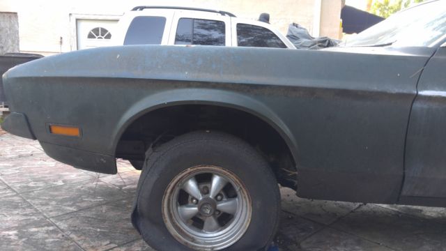 1972 Green Ford Mustang Coupe