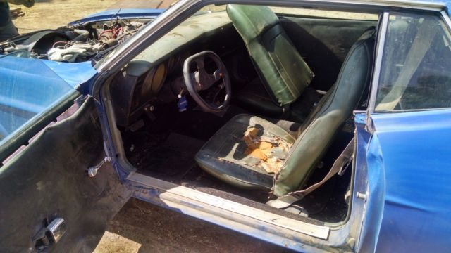 1972 Blue Ford Mustang Coupe