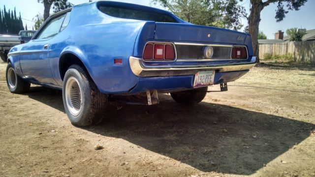 1972 Blue Ford Mustang Coupe