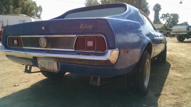 1972 Blue Ford Mustang Coupe