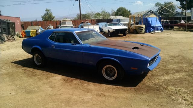 1972 Blue Ford Mustang Coupe