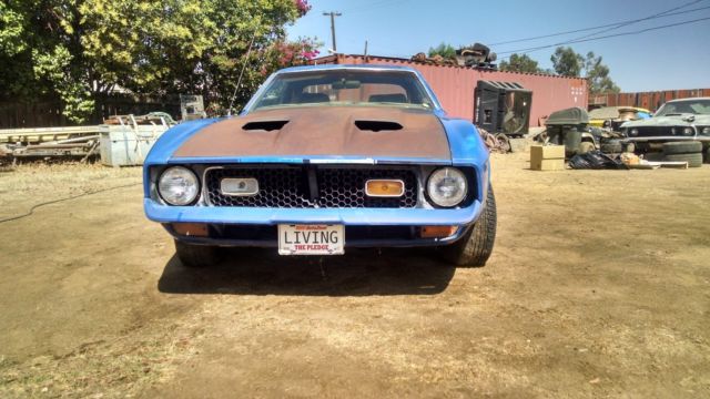 1972 Blue Ford Mustang Coupe
