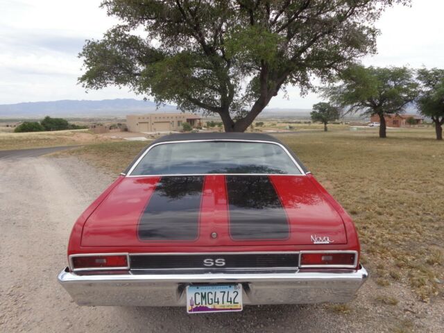 1972 Red Chevrolet Nova Coupe