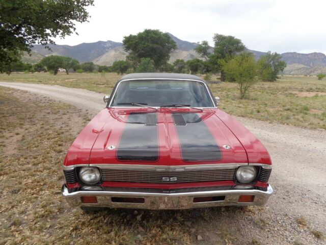 1972 Red Chevrolet Nova Coupe