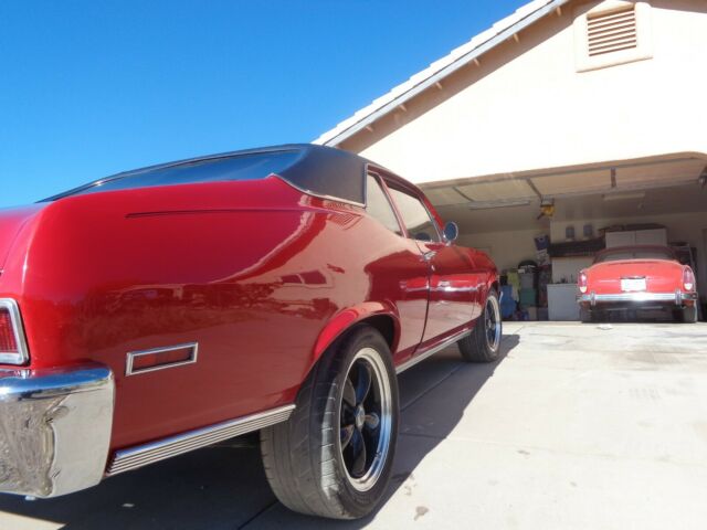 1972 Red Chevrolet Nova Coupe