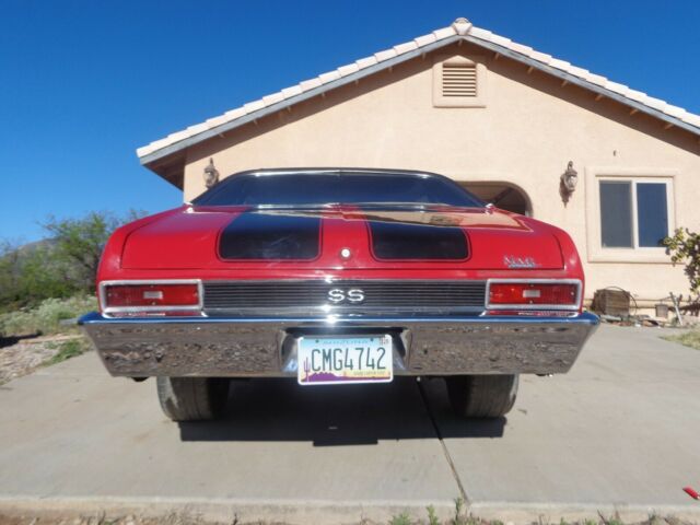 1972 Red Chevrolet Nova Coupe