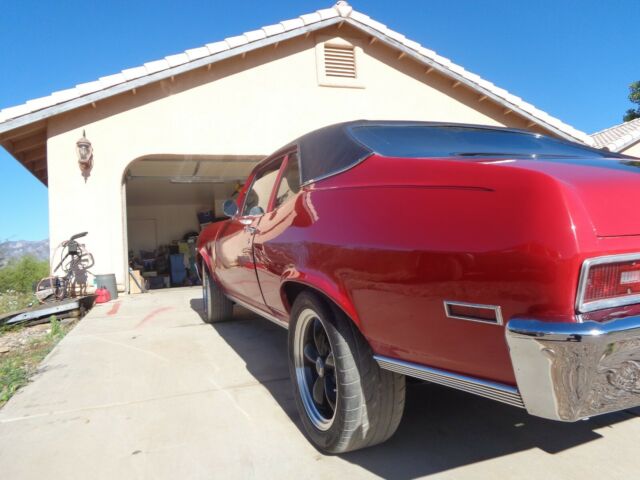 1972 Red Chevrolet Nova Coupe