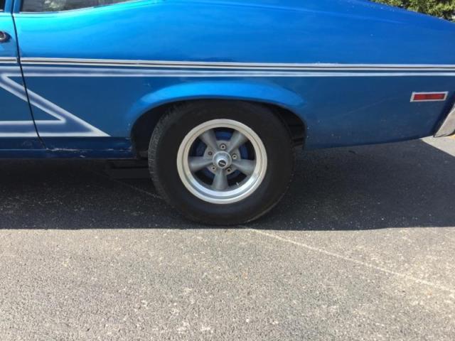 1972 Blue Chevrolet Nova Coupe