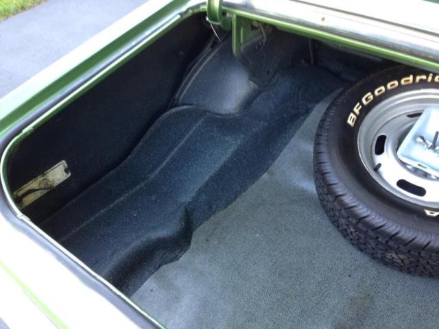 1972 Green Chevrolet Nova 2 door