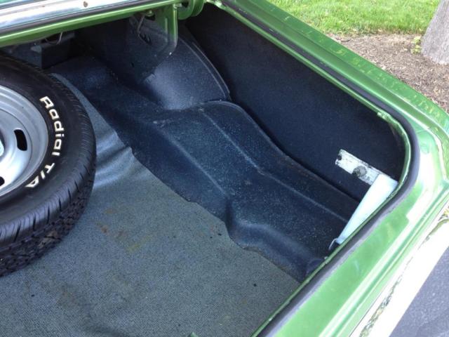 1972 Green Chevrolet Nova 2 door