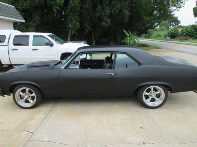 1972 Black Chevrolet Nova Coupe