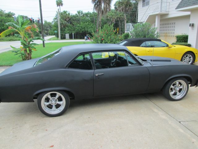 1972 Black Chevrolet Nova Coupe