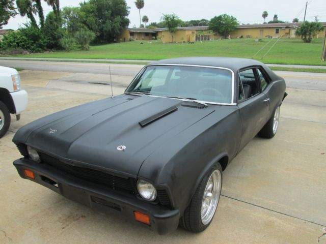 1972 Black Chevrolet Nova Coupe