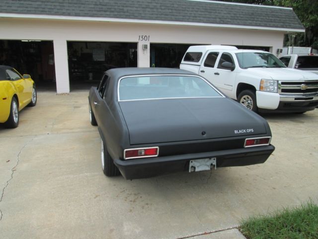 1972 Black Chevrolet Nova Coupe