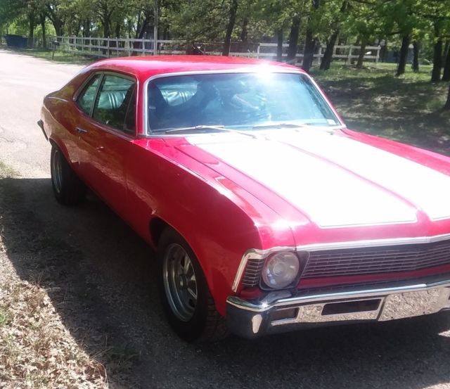1972 Red Chevrolet Nova