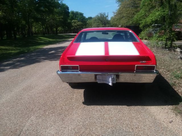 1972 Red Chevrolet Nova